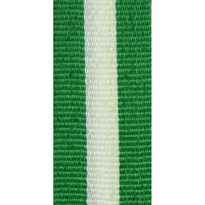 stuha V2 zelená / biela / zelená