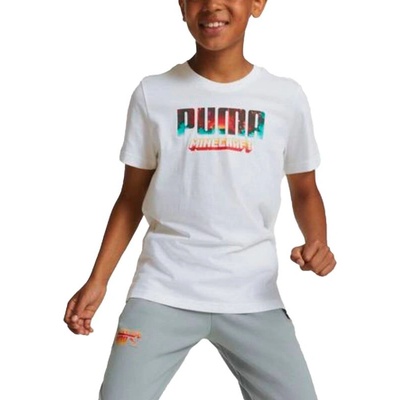 PUMA x Minecraft Graphic Tee White