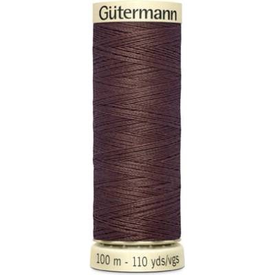 Nit PES Gütermann 100 (100m) - univerzální barva 446 - hnědá