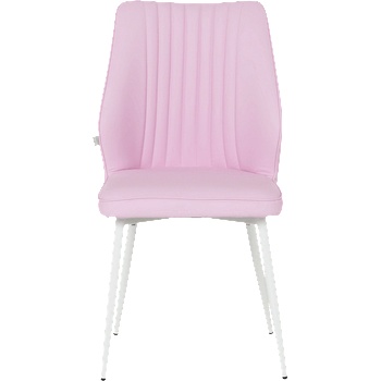 Carmen Трапезен стол laredo 3 y силиконова кожа - розов 14 (3532150)