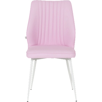 Carmen Трапезен стол laredo 3 y силиконова кожа - розов 14 (3532150)