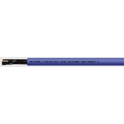Helu OZ-BL 14022-500 riadiaci 5 x 1.5 mm² 500 modrá