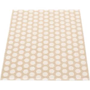 Pappelina Бежов и кремав килим за открито и закрито 70x90 cm Noa Beige Vanilla - Pappelina (NO6E709)