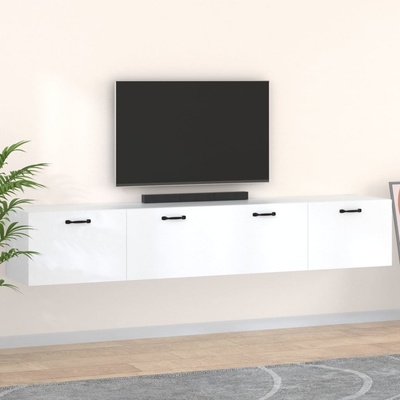 Nábytek XL Nástěnné skříňky 2 ks bílé 100 x 36,5 x 35 cm kompozitní dřevo