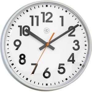 NeXtime Стенен часовник Peter 26 см бял (7367WI)