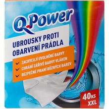 Q-Power obrúsky proti zafarbeniu 40 ks