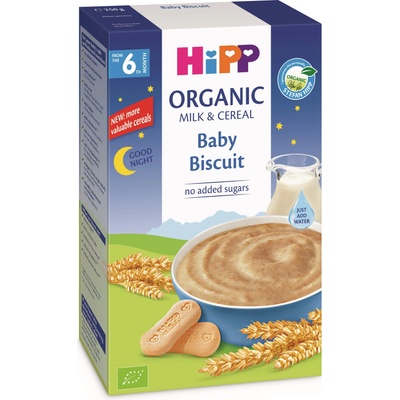 Hipp Био млечна инстантна каша Hipp Лека нощ - Бисквитки, 250 g (2965)