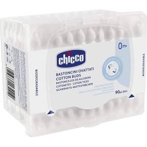Chicco Клечки за уши с ограничител Chicco, 90 броя (N0613.1)