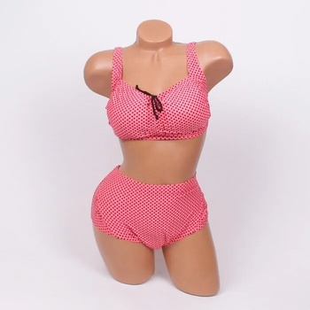 Image 1 of Бански в коралово и черни точки - чашка d