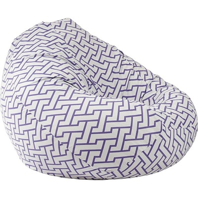 PUFRELAX Пуф круша 520л. , Nirvana Gigant, Zappity Purple, Перящ се калъф, Пълнеж от Полистиролни перли, Гама Premium (PUF-G-NGG-PT-ZAP)