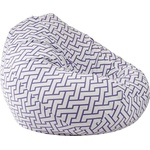 PUFRELAX Пуф круша 520л. , Nirvana Gigant, Zappity Purple, Перящ се калъф, Пълнеж от Полистиролни перли, Гама Premium (PUF-G-NGG-PT-ZAP) - topmall