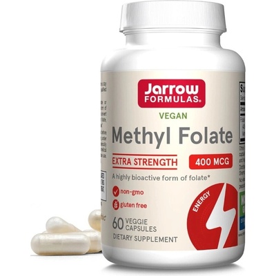 Jarrow Formulas Methyl Folate 400mcg 60 kapslí