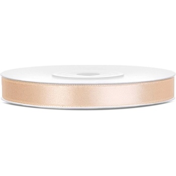 Party Deco Сатенена лента кремава 6мм/25м