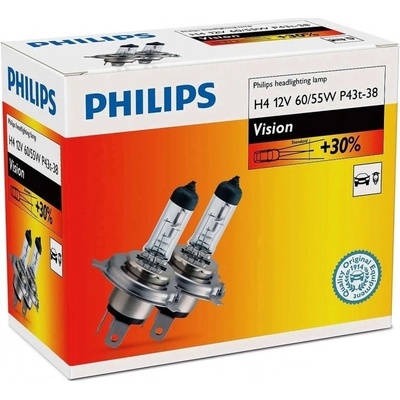 Philips Vision 12342PRC2 H4 P43t-38 60W/55W 12V