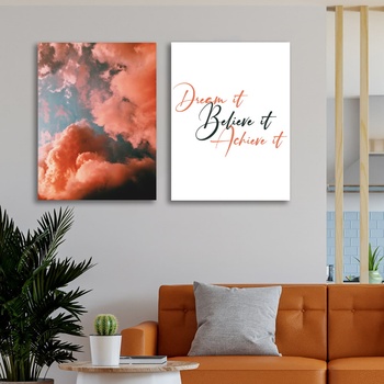 Image 1 of Decono Картини Розови Облаци