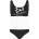 Giorgio Armani Дамски бански костюм от две части EA7 Emporio Armani Maxi Logo Bikini Top black