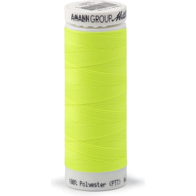Polyesterové elastické nitě Seraflex Mettler návin 130 m Varianta: 1426 žlutá reflexní, Balení: 5 ks