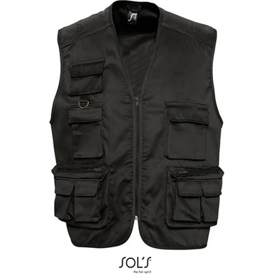 Sols vesta Safari Gilet 43630 čierna