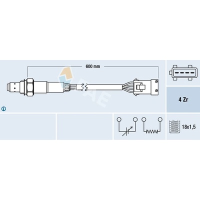 Lambda sonda FAE 77281