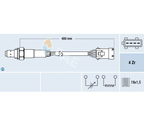 Lambda sonda FAE 77281