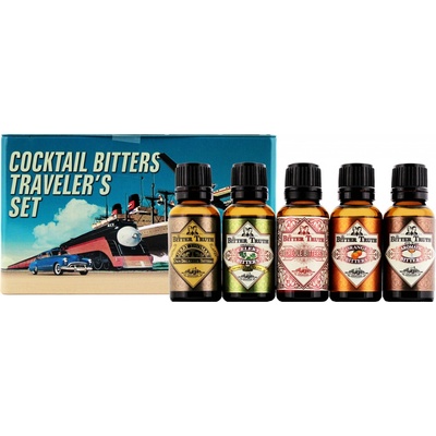 The Bitter Truth Cocktail Bitters Traveler's Miniset 5 x0 02 l (set)