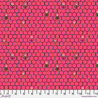 Free Spirit Floral Trellis - Pink, Cori Dantini