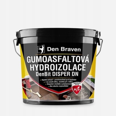 Hydroizolácia gumoasfaltová, DenBit DISPER DN, 10kg