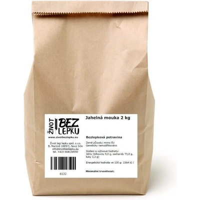 Život bez lepku Jahelná mouka hladká 2 kg