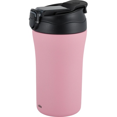 Cilio Doppio termohrnek na pití 400 ml růžový
