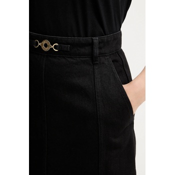 Patou Дънкова пола Patou в черно среднодълга със стандартна кройка SK0500081 (SK0500081)