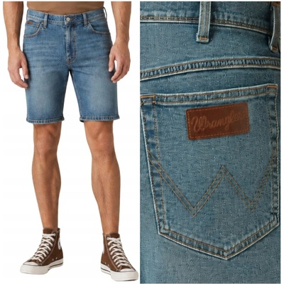 Wrangler pánske krátke rifľové šortky TEXAS SHORTS