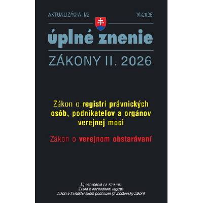 Aktualizácia II/2 2026 – Obchodné a občianske právo