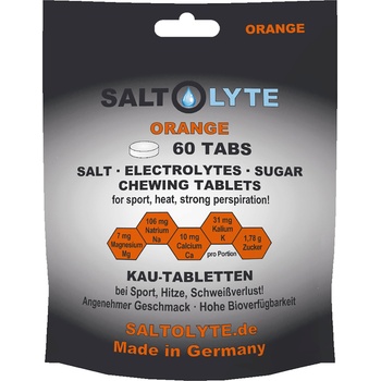 SALTOLYTE 60 дъвчащи таблетки със сол и електролити - Orange