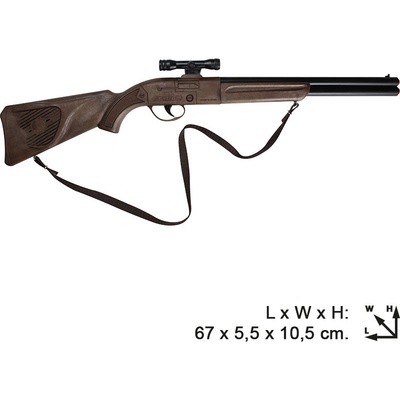 Alltoys puška kovbojská černá se zvukem – Zboží Mobilmania