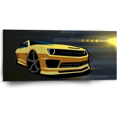 Sablio Obraz Chevrolet Camaro Pruhy - 110x50 cm