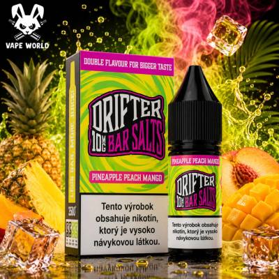 Juice Sauz Drifter Bar Salts Pineapple Peach Mango 10 ml 10 mg
