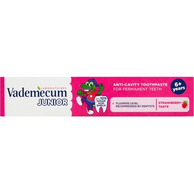 Henkel Паста за зъби Vademecum junior 6+ с вкус на ягода 75 мл