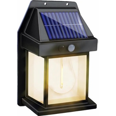 Соларна Led лампа за стена, Сензори за светлина и движение, 1W, Батерия 1800mAh - Atron LL-888 (LL-888)