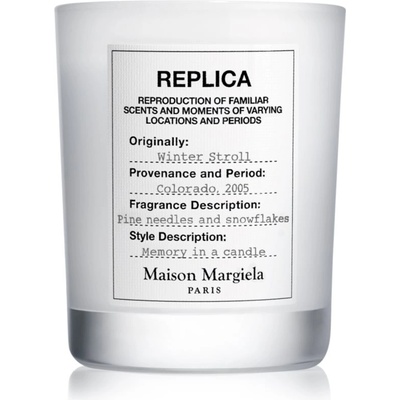 Maison Margiela REPLICA Winter Stroll ароматна свещ лимитирана версия 165 гр