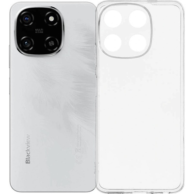 Blackview Калъф с протектор за Blackview Color 6- мек TPU удароустойчив калъф, прозрачен или черен