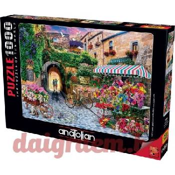 Image 1 of Anatolian Пъзел anatolian 1066 - 1000 части - Пазар за цветя (p1066)