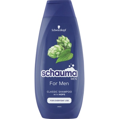 Schauma for Men šampón s chmeľovým extraktom 400 ml