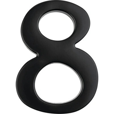 Číslica "8", výška 10cm, čierna