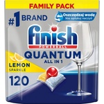 Finish Quantum All in 1 kapsle do myčky nádobí Lemon Sparkle 120 ks