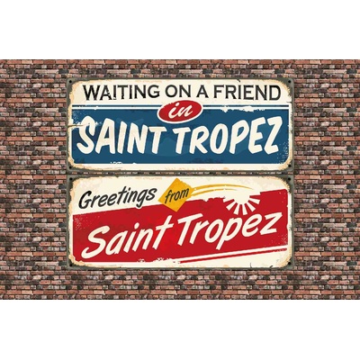 DIMEX ART Флизелинов фототапет табела - сен тропе 375 x 250 см