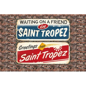 DIMEX ART s. r. o Флизелинов фототапет табела - сен тропе 375 x 250 см