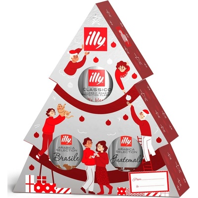 illy Christmas Tree mletá 3 x 125 g