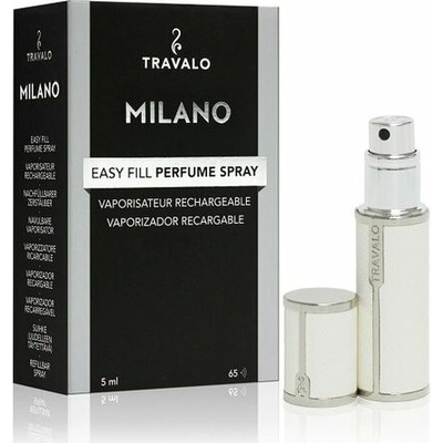 Travalo Milano plnitelný flakon 5ml, bílý