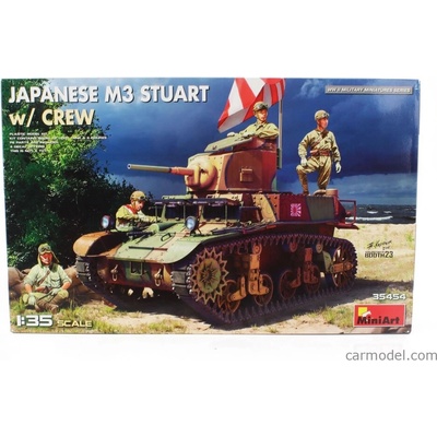 Miniart Tank Japanese M3 Stuart With Crew Military 1945 1:35