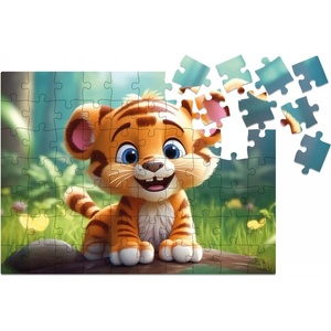 Milliwood Дървен пъзел Milliwood, Yuppie Cutie, 70 части - Тигърче (S-Tiger-5054) - homeshop